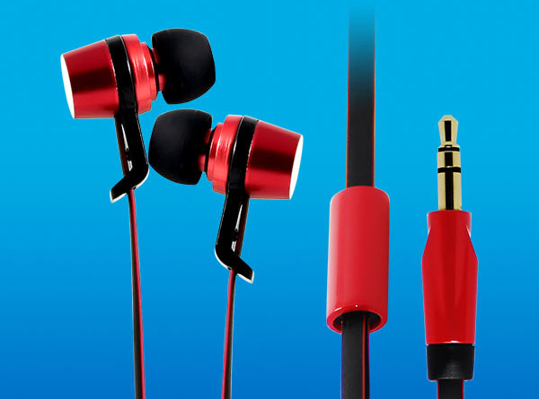 LS-EJ-038扁线金属入耳式耳机供应商
